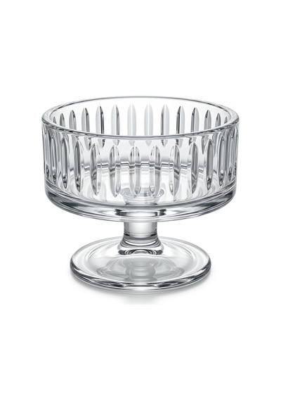 Pupa Model El Yapımı Ayaklı Cam Sunum Kasesi - Üfleme Cam Şeffaf Salata, Meyve Ve Meze Kasesi 11.5x13.5 Cm Çok Renkli
