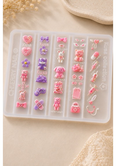 Nail Art Silikon Kalıp 3d Nail Art Desen Kalıbı, Tırnak Süsleme Desen Charm Tırnak Çarm 72 Nail Art Silikon Kalıp 3d Nail Art Desen Kalıbı, Tırnak Süsleme Desen Charm Tırnak Çarm 72
