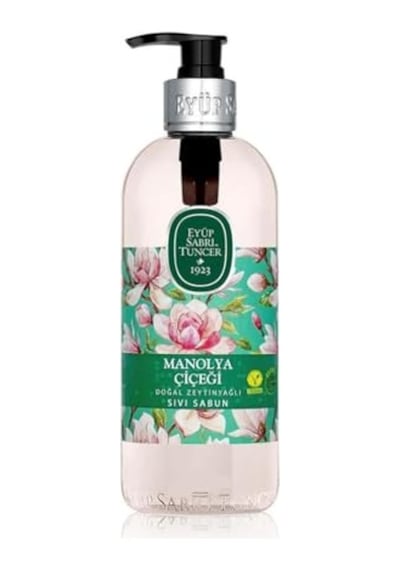 Eyüp Sabri Tuncer Doğal Zeytinyağlı Sıvı Sabun Manolya Çiçeği 500 Ml Pet Şişe
