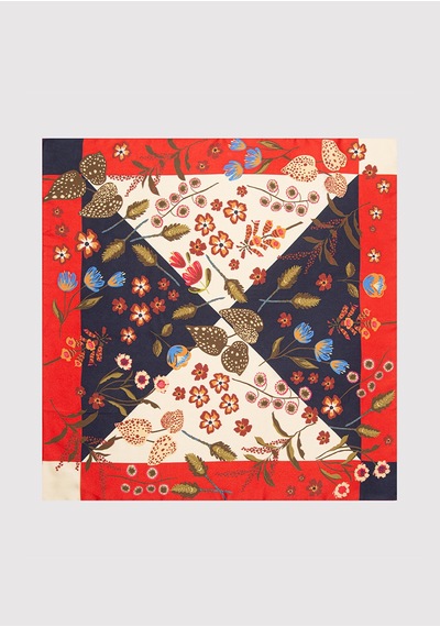 Mavi - Baskılı Bandana 1913766-70486 Kırmızı