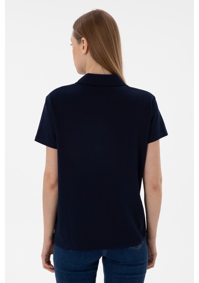 U.S. Polo Assn. Kadın Lacivert Basic Polo Yaka Tişört 50305700-VR033 U.S. Polo Assn. Kadın Lacivert Basic Polo Yaka Tişört 50305700-VR033