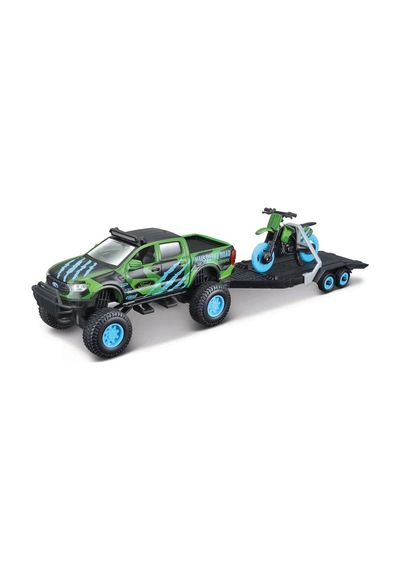 2019 Ford Ranger With Dirt Bike Çok Renkli