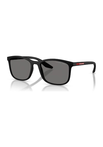 Prada Ps A08s Dg002g 56 Linea Rossa Erkek Polarize Kare Siyah Kemik Güneş Gözlüğü Siyah