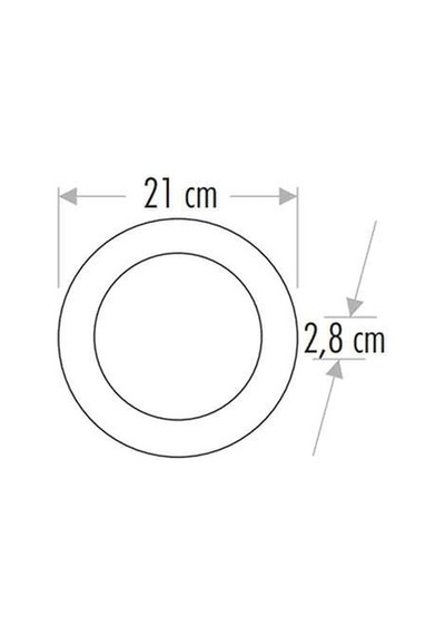Cata Ct-5235b 18w 6400k Beyaz Işık, Siyah Kasa Sıva Üstü Yuvarlak Led Panel -