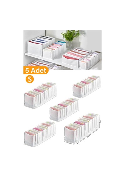 Adet - 11 Gözlü Çekmece Içi Düzenleyici Organizer Small Diğer