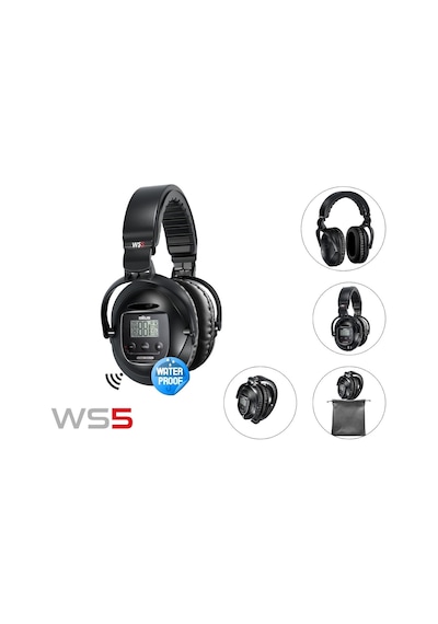 Xp Ws5 Master Dedektör Ws5 Kablosuz Kulaklık Ve 28cm X35 Başlık İle