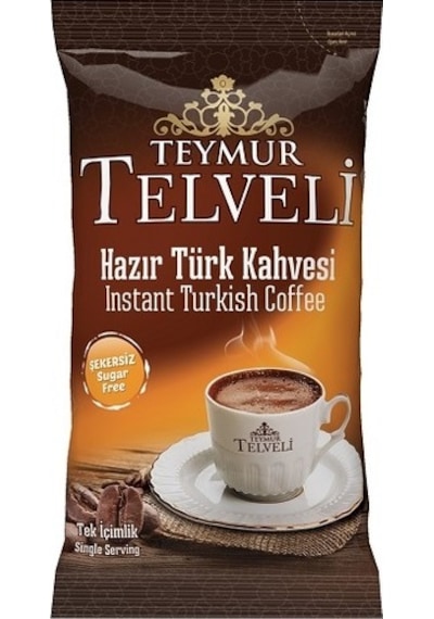 Teymur Telveli Şekersiz Hazır Türk Kahvesi 50 x 7 G