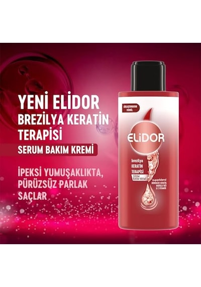 Elidor Serum Bakım Kremi Brezilya Keratin Terapisi Seyahat Boy 90 Mililitre