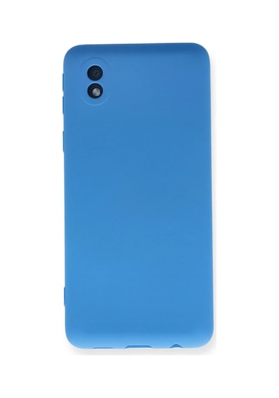 Samsung Galaxy A01 Core Kılıf Nano İçi Kadife Silikon - Mavi 0.2M-Çok Renkli