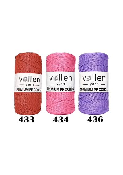 1000 Gr Polyester Makrome Ipi,2mm 5'li Set, Makrame Ipi, Supla Ipi, Çanta Ipi,1150 Metre