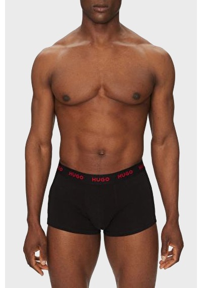 Hugo Erkek Boxer 50532611 010 Siyah Siyah