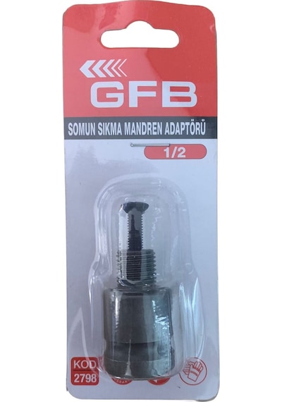 Gfb 2798 Somun Sıkma Matkap Mandren Adaptörü 1/2