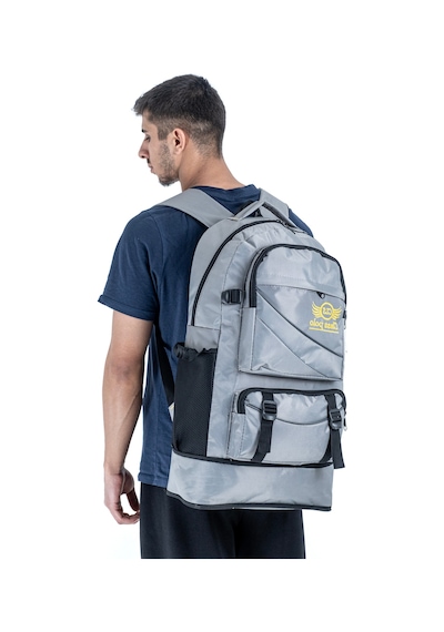 Probag Çok Bölmeli Suya Dayanıklı Outdoor Sırt Çantası Dağcı Çantası Kamp & Günlük Kullanım Gri