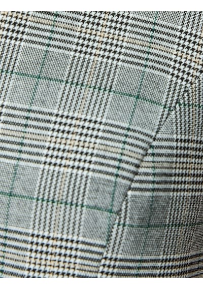 Koton V Yaka Viskon Karışımlı Cepli Slim Fit Ekose Kolsuz Crop Yelek Gri Ekose 5sak20086ew Gri Ekoseli Gri