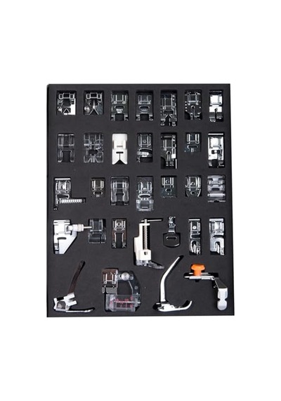 İşkur Makina Beyaz Ev Tipi Aile Dikiş Makinası 32 Parça Ayak Seti Mekanik İthalatçı  2 Yıl, 0785614012556yenı-serı-2024