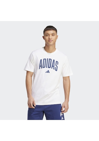 Adidas Jm6416 M Collegıate T Erkek Tişört Beyaz