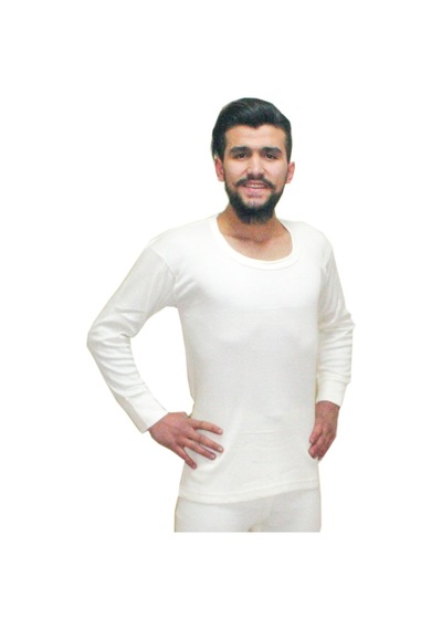 Angora Tavşan Yünü Termal Uzun Kollu