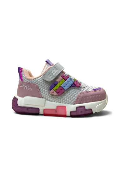 Cool Heros Çocuk Okul Öncesi Işıklı Sneaker Pudra