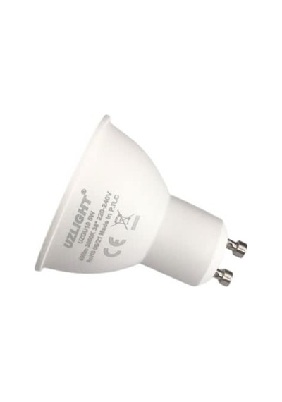 Adet 5w Led Ampul Gu10 Duy Sarı Işık 3000k Uzlıght Genel
