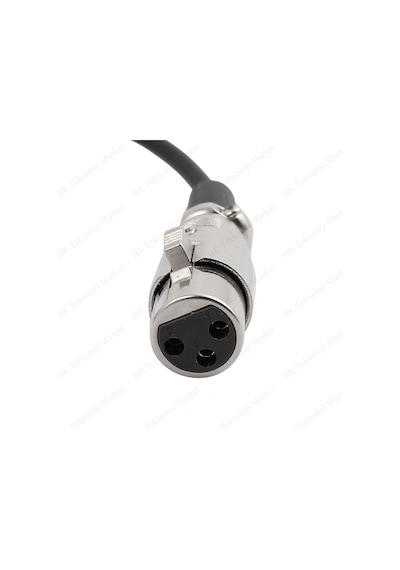 3 Metre Xlr Dişi 2Xlr Erkek Mikser Mikrofon Ses Splitter Y Kablo