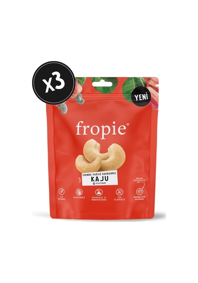 Fropie Kaju - Fırında Yağsız Kavrulmuş 3 x 75 G