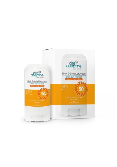 Cire Aseptine Stick Güneş Koruyucu Karma-yağlı Ciltler 50+spf