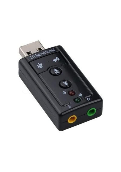 Tkz Harici Usb 7.1 Kanal Usb 3.5 Mm Jack Dönüştücü Ses Kartı