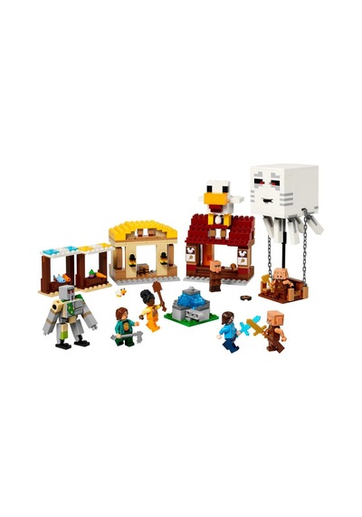 Lego Minecraft 21273 The Ghast Balloon Village Attack