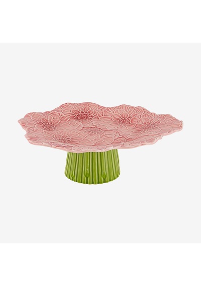 Pembe Seramik Kek Standı 28 Cm