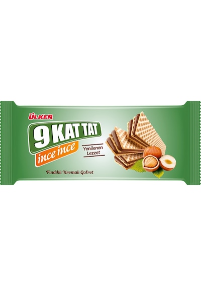 Ülker 9 Kat Gofret 114 Gr Çilekli Ve Fındıklı 8 Li Karma Paket