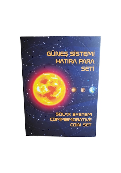 Güneş Sistemi Gezegenler Hatıra Para Seti "albümlü"