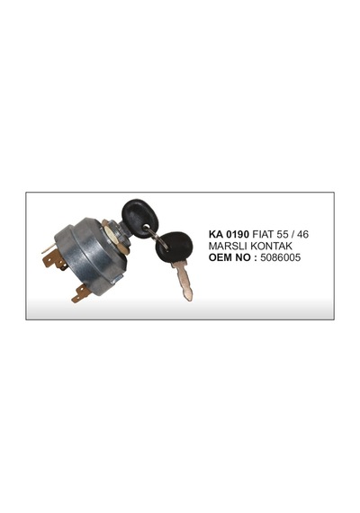 Marsli Kontak Anahtari Fiat 55 46 Traktor 504628269