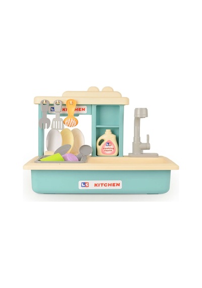 Let's Be Child İnteraktif Lavabo Seti Turkuaz G59040916ss1-1