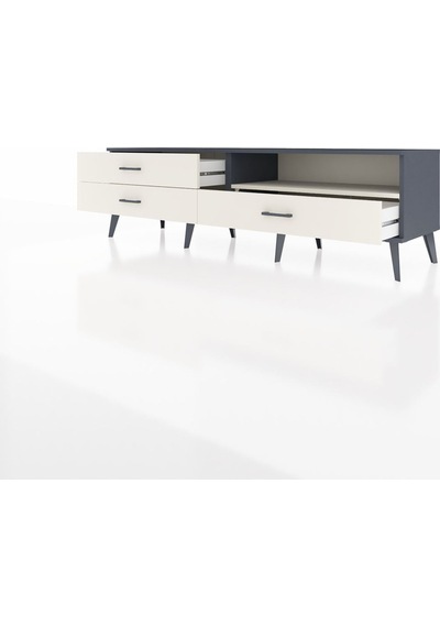 Hyperion Tv Ünitesi Tek Raflı 3 Çekmeceli 176x44x51 Antrasit-aytaşı/aytaşı Aytası/aytası Hyperion Tv Ünitesi Tek Raflı 3 Çekmeceli 176x44x51 Antrasit-aytaşı/aytaşı Aytası/aytası