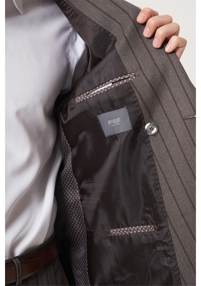 İmza Vizon-kahverengi Kırlangıç Yaka Çizgili Kruvaze 6 Drop Slim Fit Tam Astar Esnek Takım Elbise 1001260286 Vizon - Kahverengi İmza Vizon-kahverengi Kırlangıç Yaka Çizgili Kruvaze 6 Drop Slim Fit Tam Astar Esnek Takım Elbise 1001260286 Vizon - Kahverengi