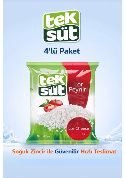 Lor Peyniri 500 Gr X 4 Adet