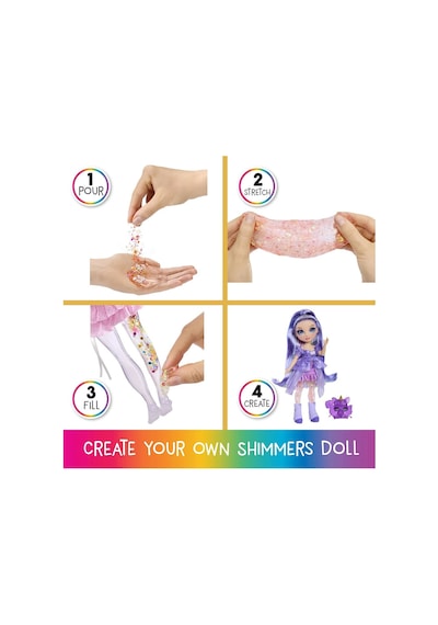 Rainbow High Violet Parıltılar Ve Slime Serisi Bebeği 122425