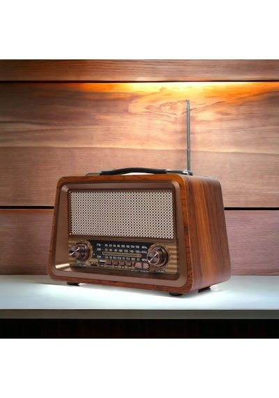 Nostalji Radyo Bluetooth Usb Destekli Büyük Boy Ve Güçlü Ses Rt-810