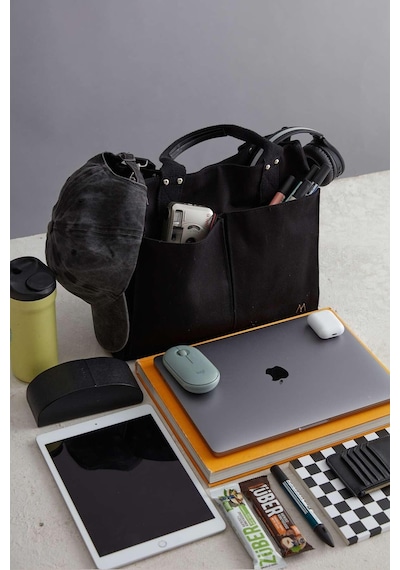 Manuka Kanvas Everyday Bag Siyah