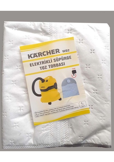 Karcher Wd2 Süpürge Toz Torbası Bez 30 Adet