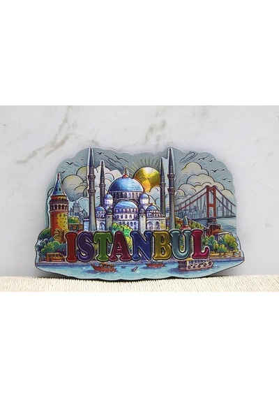 Silikon İstanbul Temalı Magnet Alk4343 Çok Renkli