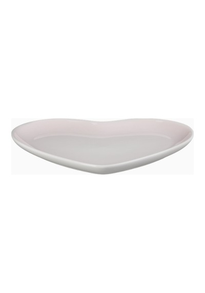Le Creuset Kalp Şekilli Seramik Servis Tabağı 23 Cm Pembe