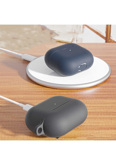 Apple AirPods Uyumlu 3. Nesil Zore Standart Silikon Kılıf Mor