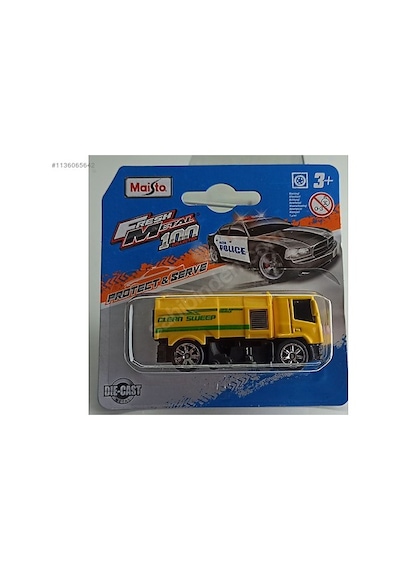 Maısto Fresh Metal Sokak Temizleyici - 1/64 Ölçekli Döküm