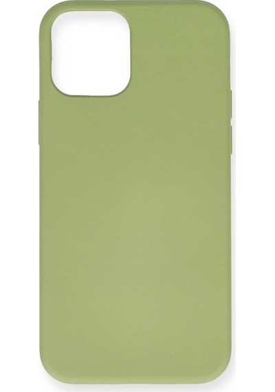 Ilkeshop Newface Apple iPhone Uyumlu 12 Mini Kılıf Nano İçi Kadife Silikon - Yeşil