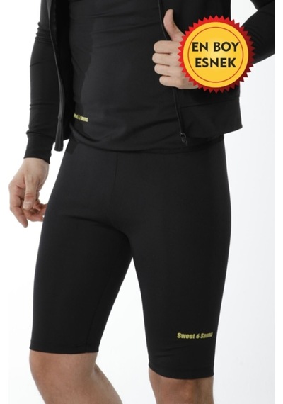 Fitformgiyim Unisex % 100 Extra Termal Kısa Şort Termal Kadın -erkek Acık Siyah