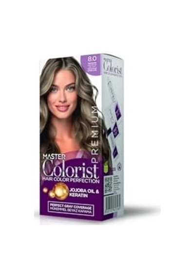 Premıum Yarı Kit Set Saç Boyası 8.0 Açık Kumral