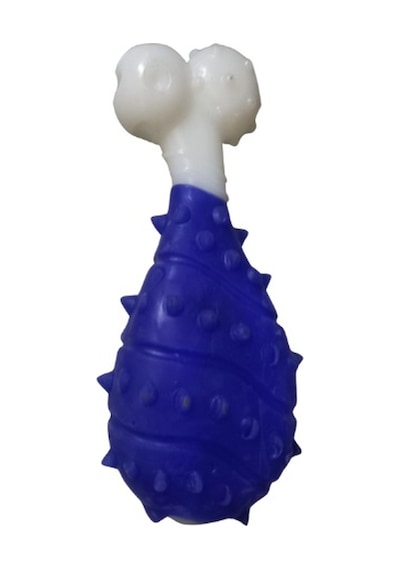 Dental Tavuk Budu Küçük Kemik 11 Cm Mavi Mavi
