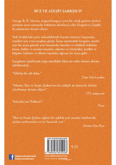 Kargaların Ziyafeti Kısım 1 - George R. R. Martin - Epsilon Yayınevi