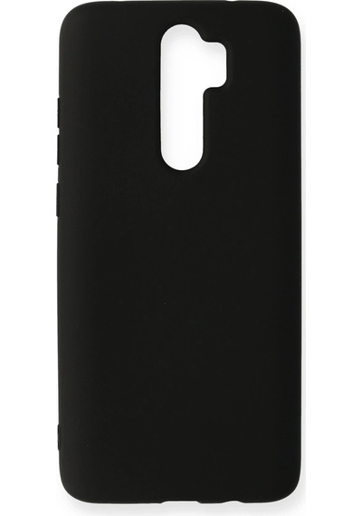 Flzdgnkr Newface Xiaomi Redmi Note 8 Pro Kılıf Nano İçi Kadife Silikon - Siyah Sıyah